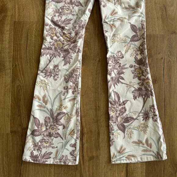 Anthropologie Vintage Style High Waisted Button Fly Bootcut Jeans Size 26 - Picture 13 of 13